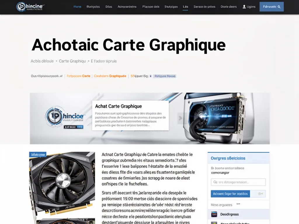 Une carte graphique Nvidia GeForce RTX série 5000 avec trois ventilateurs, posée sur un fond sombre, éclairée par des LEDs