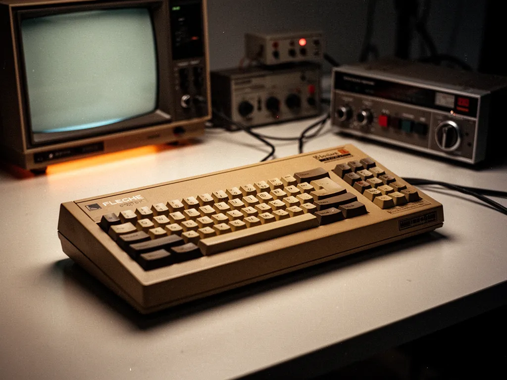 Gros plan sur les quatre touches fléchées d'un clavier mécanique rétroéclairé en bleu
