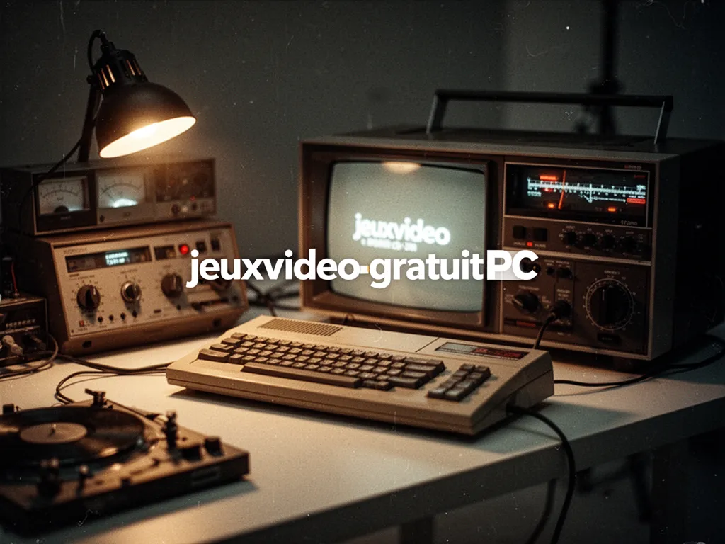 Écran de bureau avec plusieurs fenêtres de jeux PC ouverts et une manette posée sur le clavier