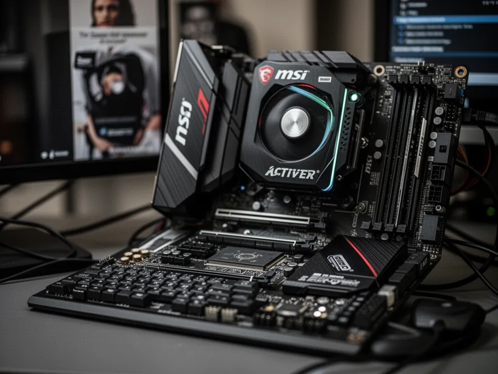 Capture d’écran du BIOS MSI en mode EZ montrant l’option XMP Profile avec la fréquence mémoire à 6000 MHz et le bouton